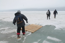 First steps on sea ice